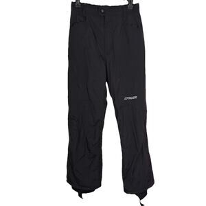 Spyder XSCAP Snow Pants Kids Size 16 Unisex Black Ski Snowboard Insulated Pocket
